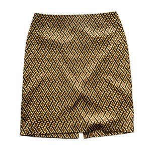 New York & Company Women Yellow Casual Skirt